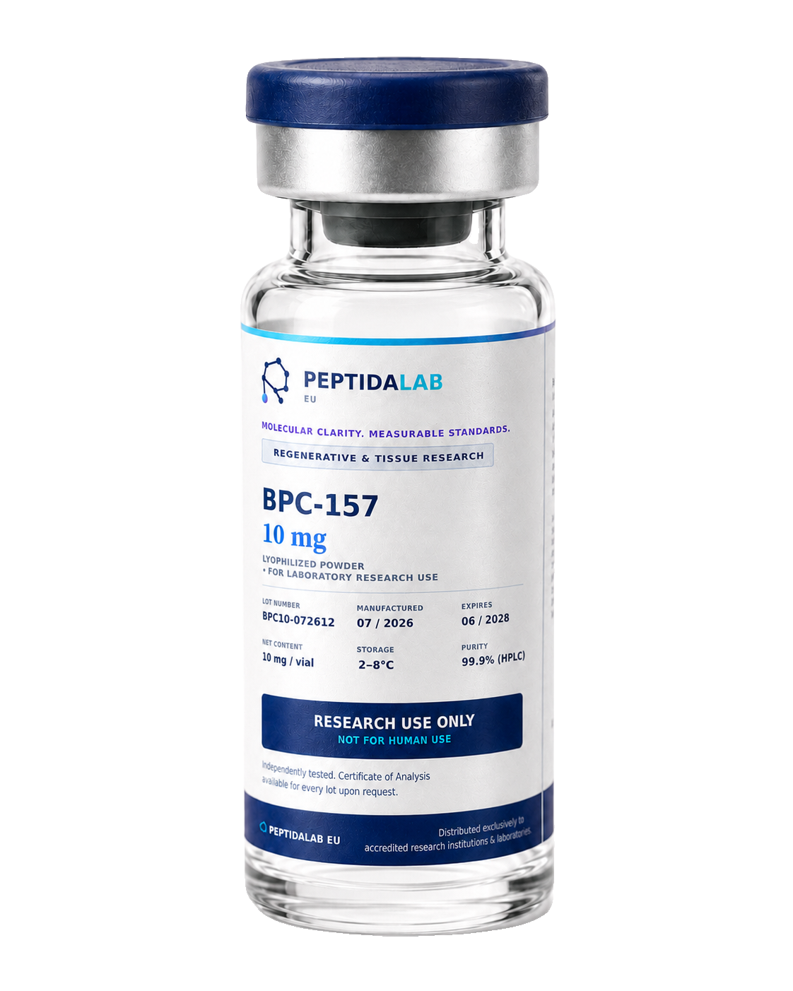 Flacon PeptidaLab BPC-157 — 10 mg