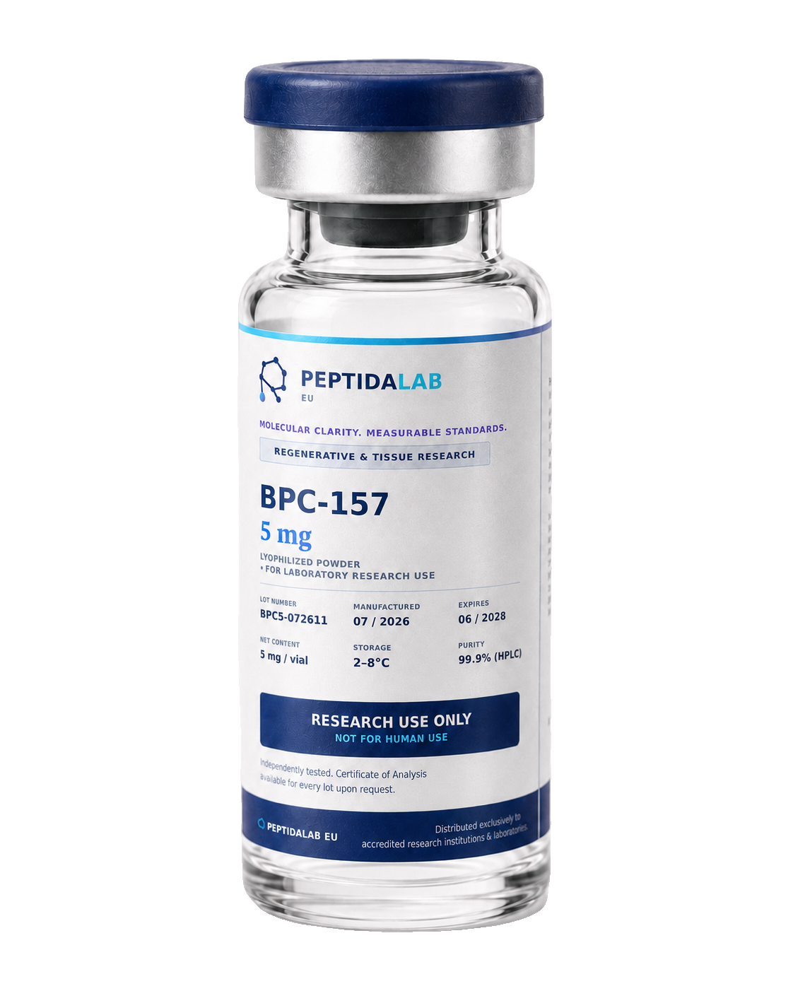 Flacon PeptidaLab BPC-157 — 5 mg