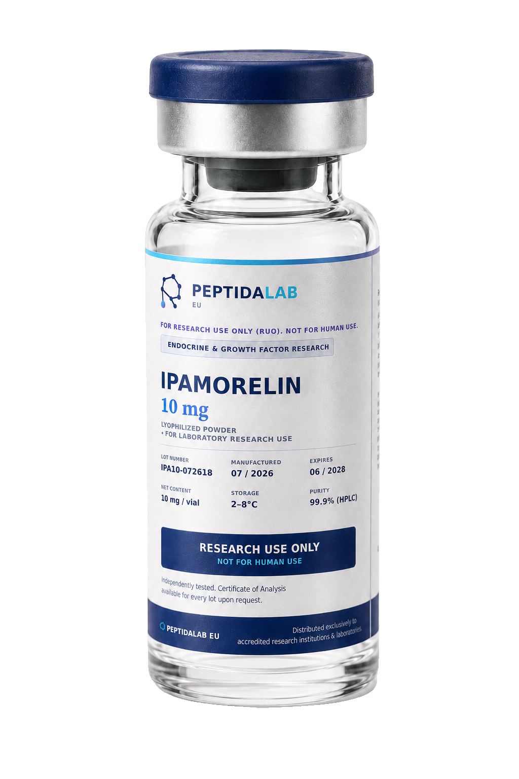 Flacon PeptidaLab Ipamorelin — 10 mg