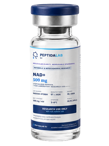 PeptidaLab NAD+ — 500 mg vial